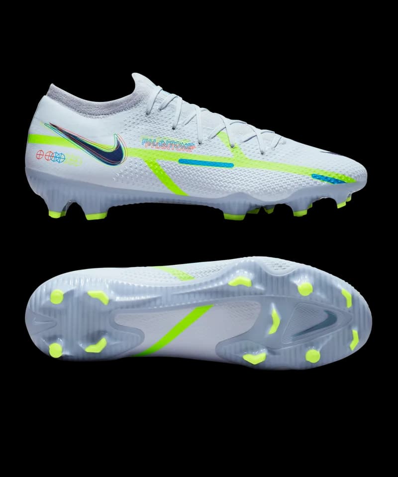 Chaussure de Football Nike Phantom GT 2 Pro FG The Progress - Gris/Bleu